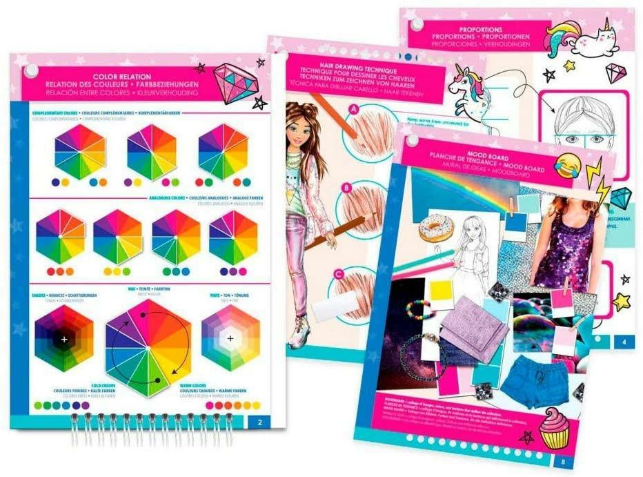 Arts & Crafts |  Fashion Design Sketchbook Digital Dream Inspirational Fashion Design Coloring Book For Girls Arts & Crafts Arts & Crafts