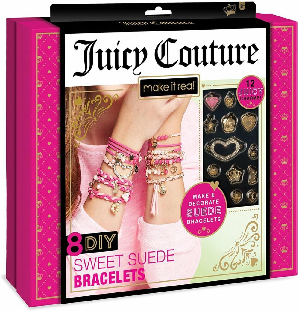 Arts & Crafts |  Juicy Couture Sweet Suede Bracelets Diy Bracelet Making Kit Arts & Crafts Arts & Crafts