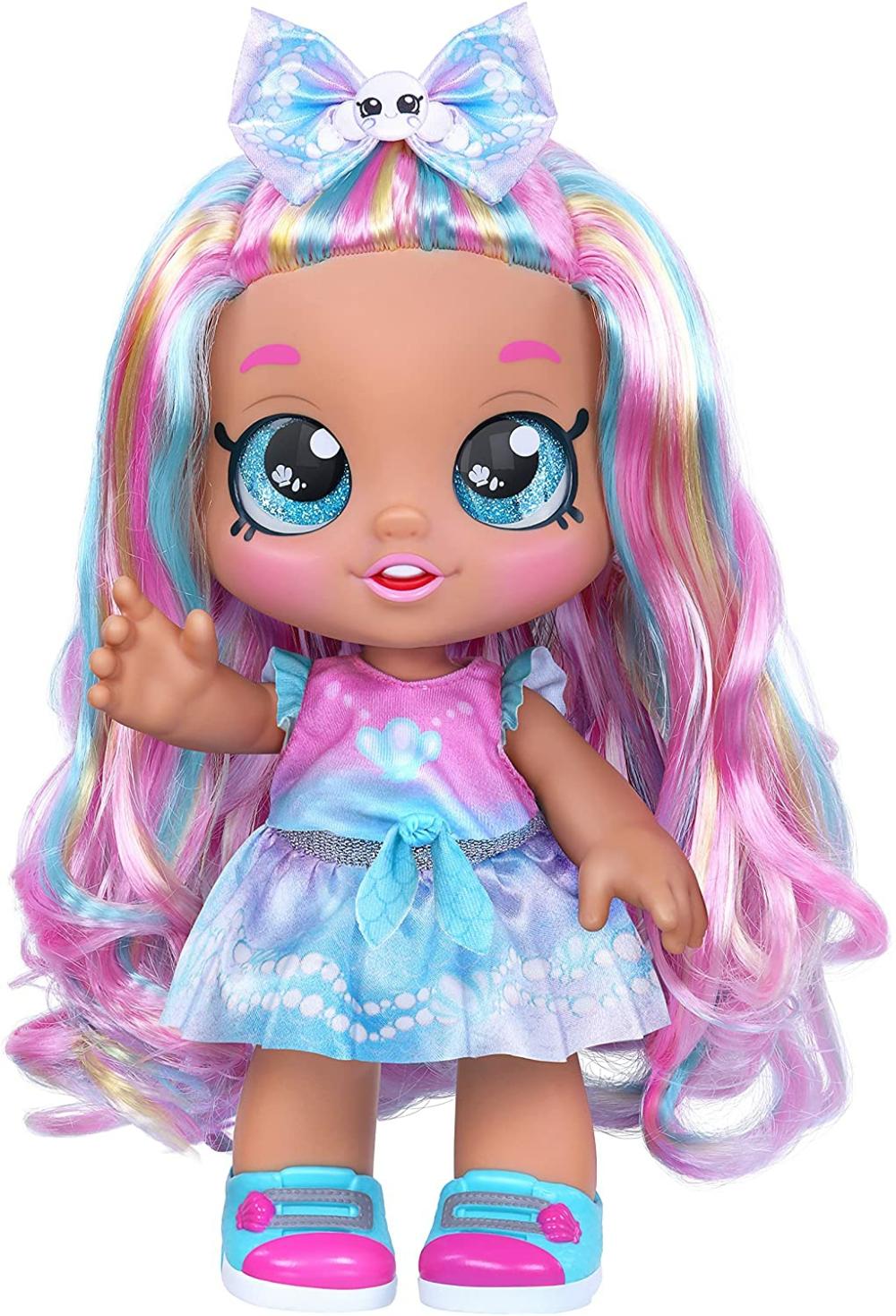 Dolls & Accessories |  Kindi Kids Pearlina Summer Ice Cream Scented Big Sister Official 10 Inch Toddler Doll With Bobble Head, Big Glitter Eyes, Changeable Clothes And Removable Shoes Dolls & Accessories Dolls & Accessories