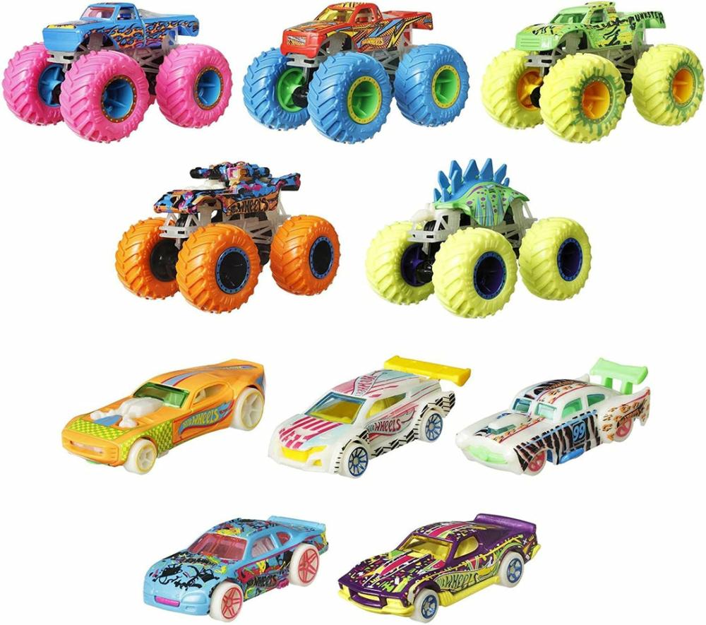 Dolls & Accessories |  Monster Trucks Glow In The Dark Bundle – Includes 5 Monster Trucks An Dolls & Accessories Dolls & Accessories