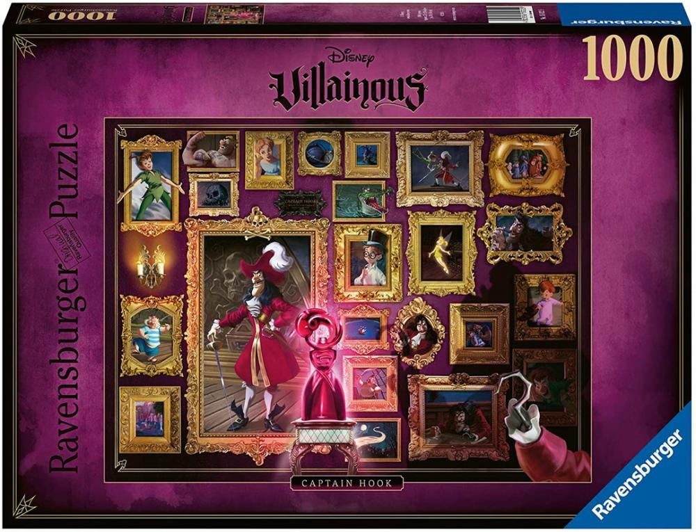 Puzzles |  15022 Capitan Uncino Villainous Captain Hook, 1000Pc Jigsaw Puzzle, Multicoloured Puzzles Puzzles