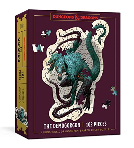 Puzzles |   Mini Shaped Jigsaw Puzzle: The Demogorgon Edition: 102-Piece Puzzles Puzzles