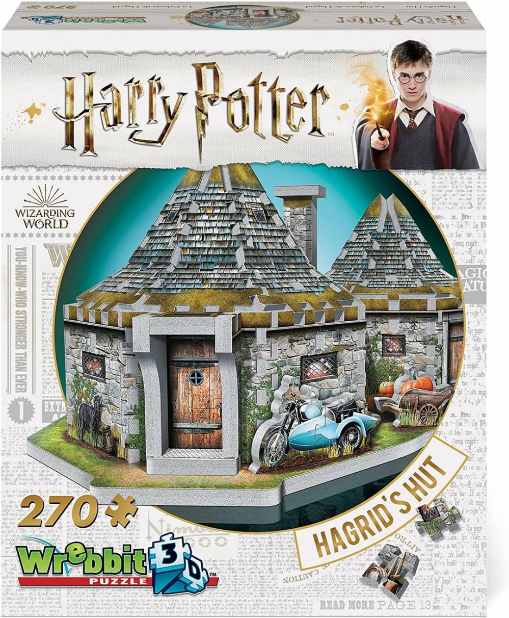 Puzzles |  Wrebbit 3D Puzzle Hoghag Hagrid’s Hut Harry Potter Puzzle, (270-Piece) Puzzles Puzzles