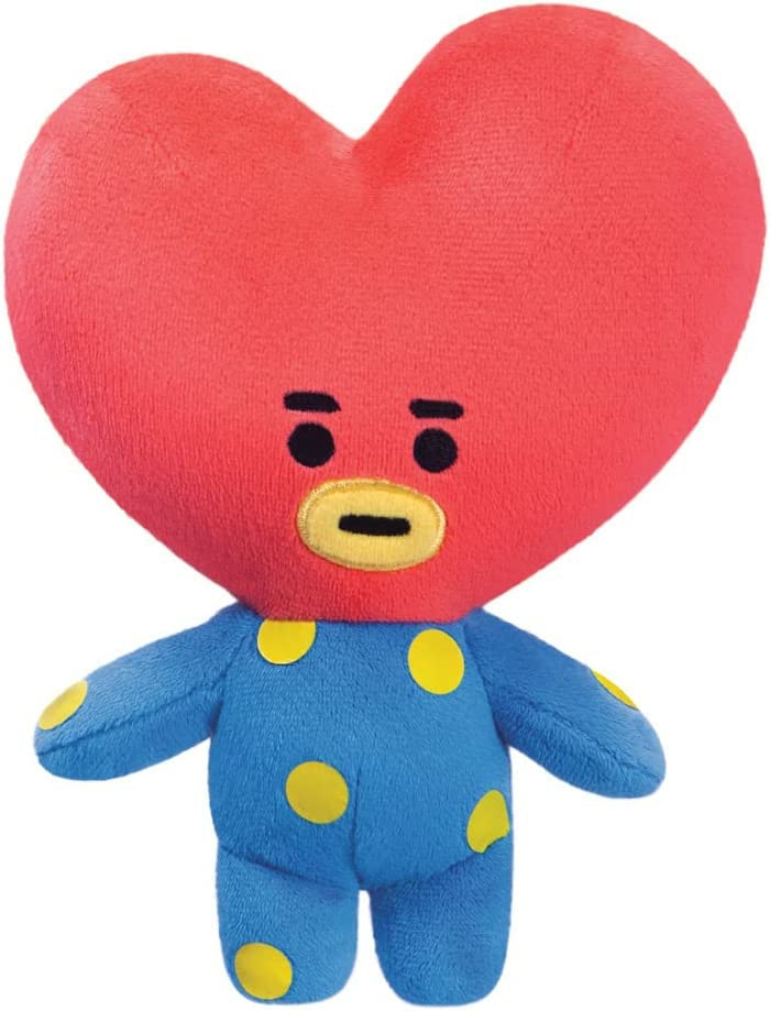 Plushes And Soft Toys |  61459, Bt21 Official Merchandise, Tata Soft Toy, Small, Blue And Red Plushes And Soft Toys Plushes And Soft Toys