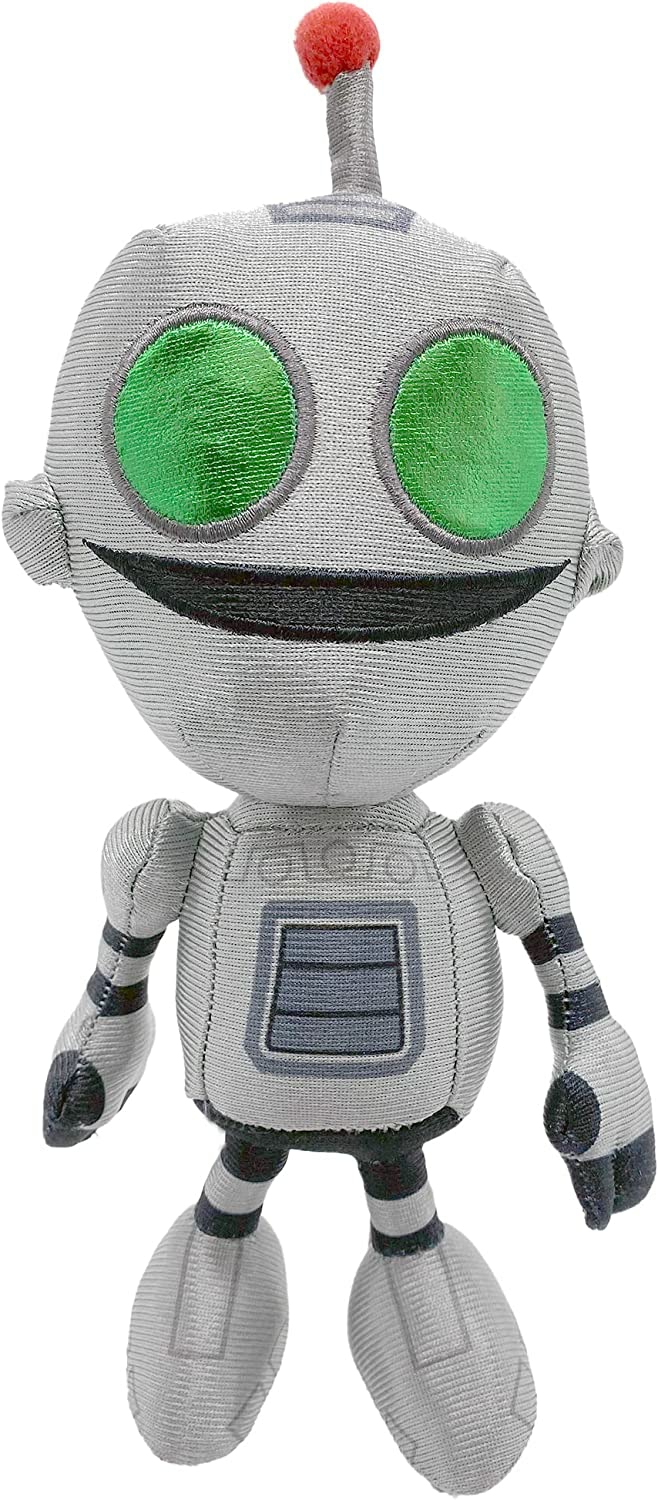 Plushes And Soft Toys |   Ratchet & Clank: Rift Apart Clank Small Plush, 7.5-In Stuffed Figure From P Plushes And Soft Toys Plushes And Soft Toys