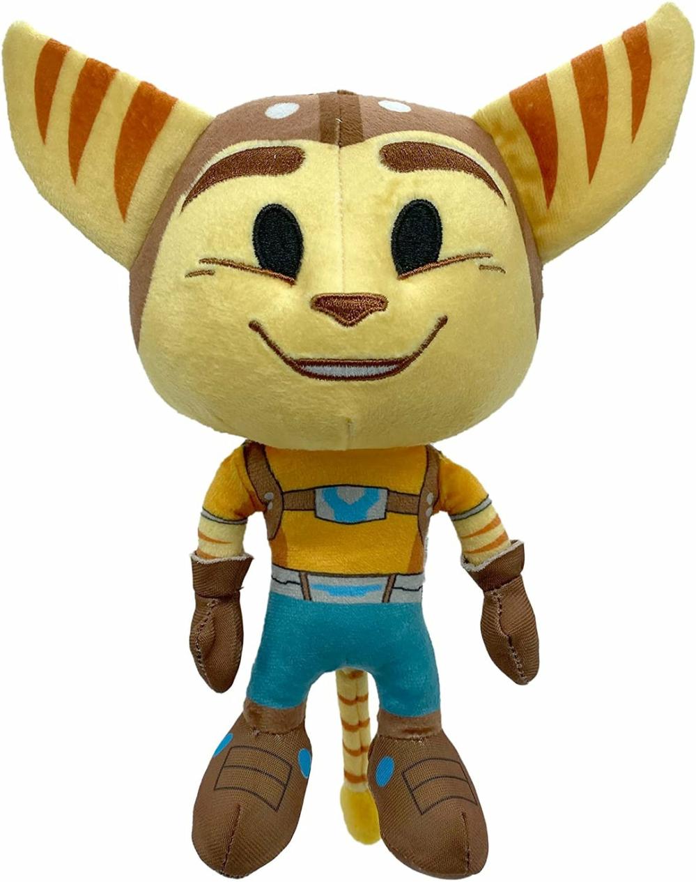 Plushes And Soft Toys |   Ratchet & Clank: Rift Apart Ratchet Small Plush, 7.5-In Stuffed Figure From Plushes And Soft Toys Plushes And Soft Toys