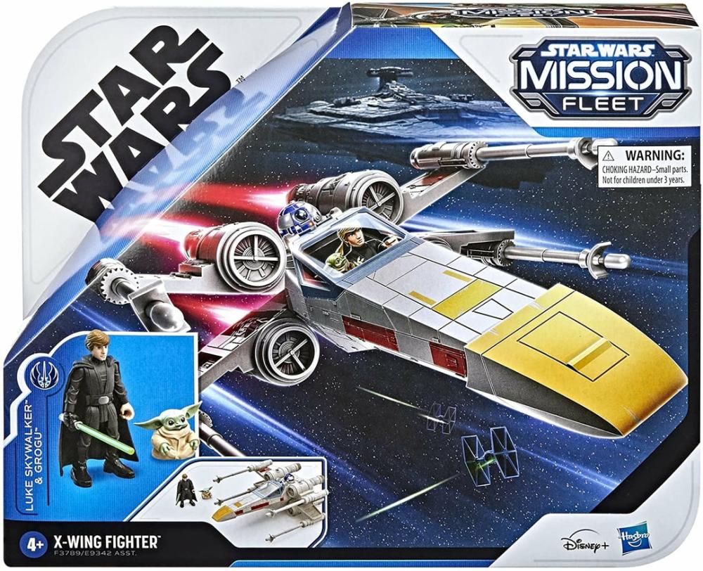 Play Figures & Vehicles |  Mission Fleet Stellar Class Luke Skywalker & Grogu X-Wing Jedi Search Play Figures & Vehicles Play Figures & Vehicles