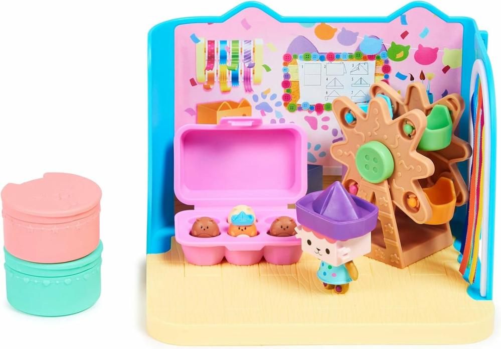 Playsets & Building |  Baby Box Craft-A-Riffic Room With Baby Box Cat Figure, Access Playsets & Building Playsets & Building